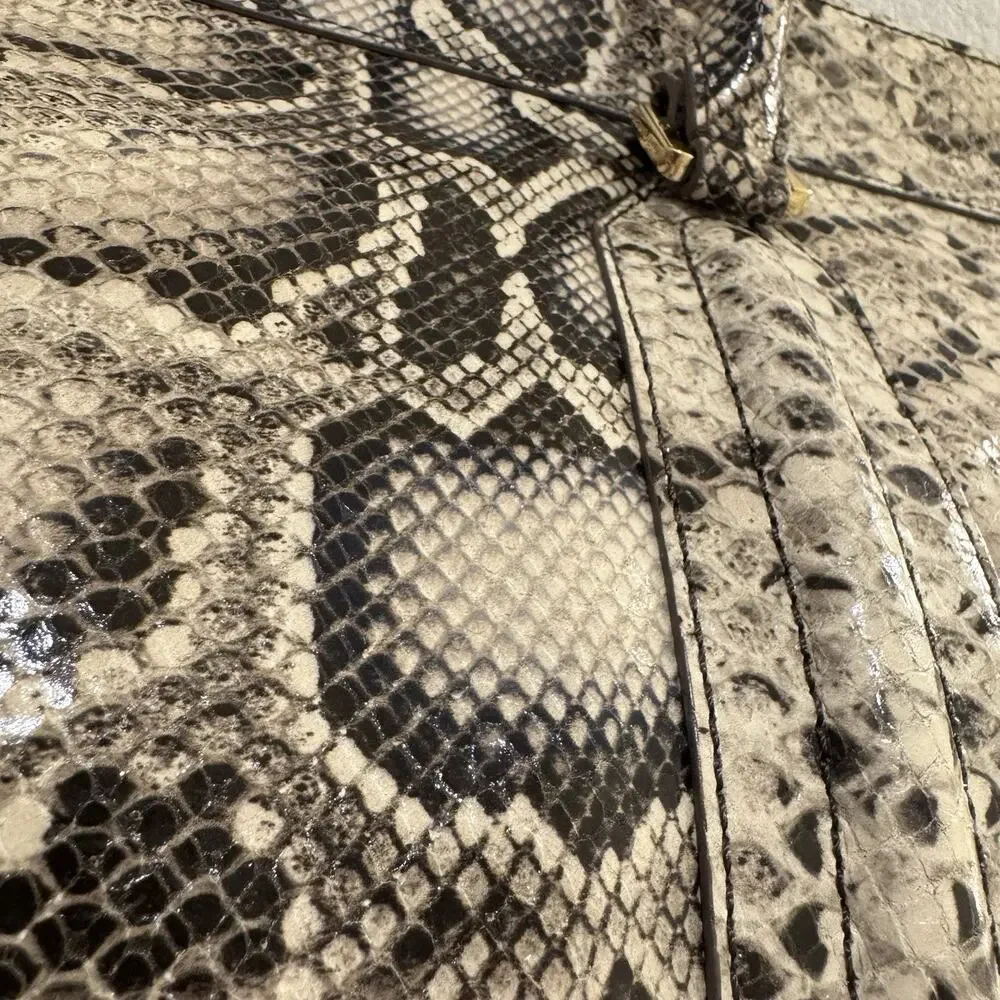 Tory Burch Women Bag Snake Pattern Python Shoulder LTD EDT Munich 2013 RARE